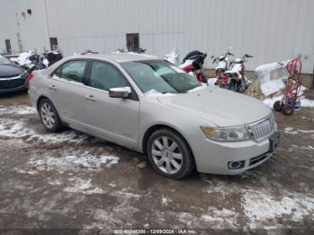  Salvage Lincoln MKZ