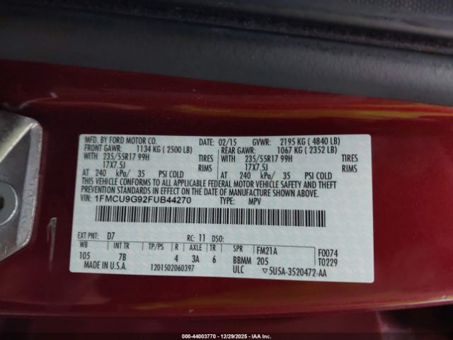 Ford Escape Se Image 10