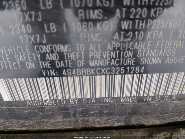 Subaru Outback 2.5i Limited Image 9