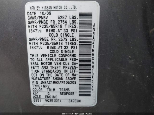 Nissan Murano S Image 10