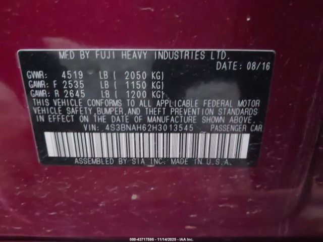 Subaru Legacy 2.5i Premium Image 17